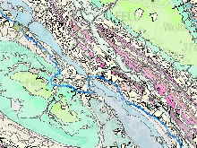 Trüffelsuche - geologische Karte